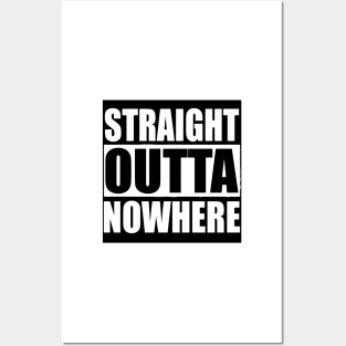 STRAIGHT OUTTA NOWHERE  Quarantine Sticker Posters and Art